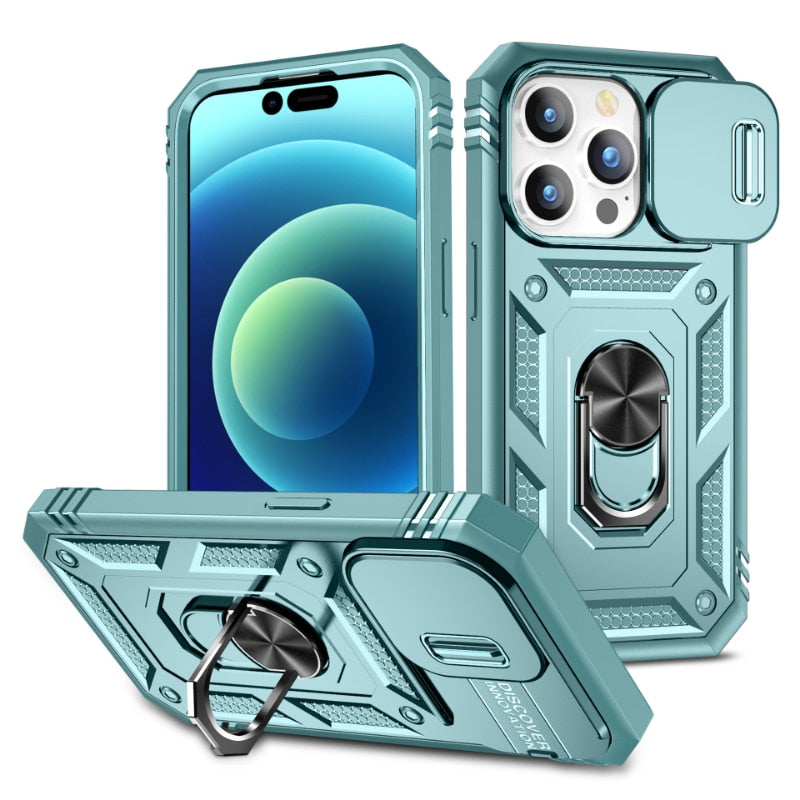 Rugged Protective Case For iPhone 12, 13 & 14  (inc. variants)
